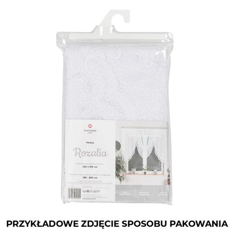 KAYLA Firanka żakardowa gotowa, szerokość 140 x wysokość 230cm, kolor 378 beżowy 044276/FBP/378/140230/1