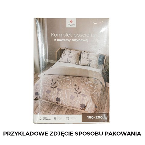 CLEO Komplet pościeli z bawełny satynowej 160x200cm 100073/SAT/000/160200/1