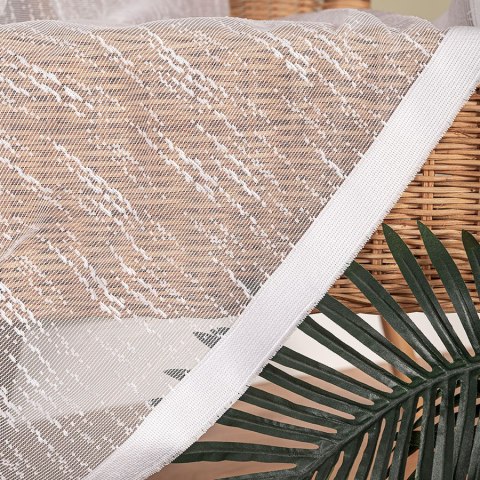 Firanka żakardowa, wysokość 250cm, kolor 001 biały 146065/000/001/000250/1 Firanka żakardowa, wysokość 250cm, kolor 001 biały 146065/000/001/000250/1