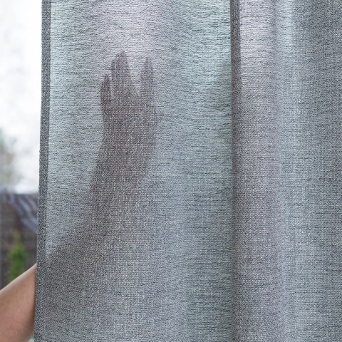 MIRELLA Tkanina dekoracyjna z dodatkiem srebrnej nici, szerokość 150cm, kolor 016 stalowy 012022/TDP/016/150000/1