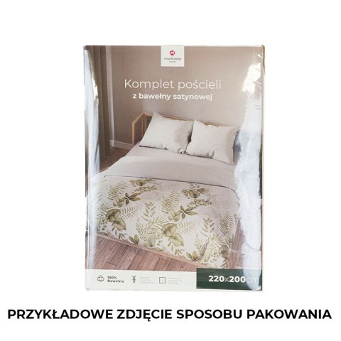 LIGIERO Komplet pościeli z bawełny satynowej 220x200cm 100087/SAT/000/220200/1