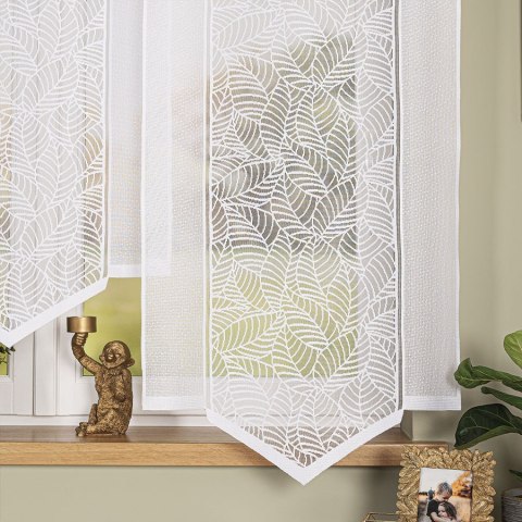 Panel żakardowy odpasowany, wysokość 160cm, kolor 001 biały 107161/000/001/000160/1