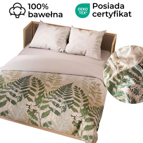 FERNA Komplet pościeli z bawełny satynowej 160x200cm 100092/SAT/000/160200/1 FERNA Komplet pościeli z bawełny satynowej 160x200cm 100092/SAT/000/160200/1