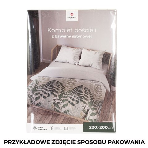 FERNA Komplet pościeli z bawełny satynowej 160x200cm 100092/SAT/000/160200/1 FERNA Komplet pościeli z bawełny satynowej 160x200cm 100092/SAT/000/160200/1