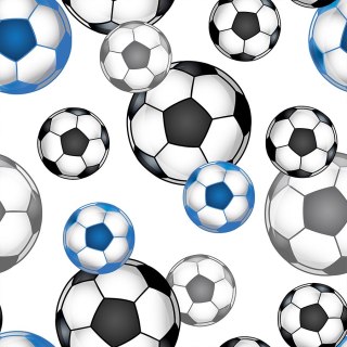 FUTBOL Tkanina dekoracyjna typu MILAS, szerokość 165cm, kolor 007 niebieski D00051/MIL/007/165000/1