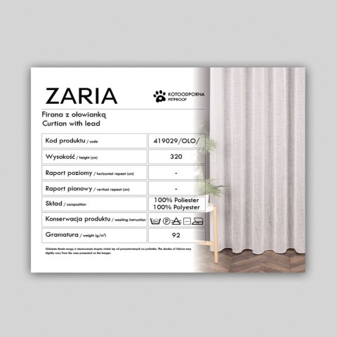 ZARIA (419029) Próbnik ALLURE 419029/PRO/000/000300/1 ZARIA (419029) Próbnik ALLURE 419029/PRO/000/000300/1
