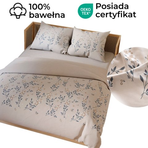 AMALIA Komplet pościeli z bawełny satynowej 160x200cm 100094/SAT/000/160200/1 AMALIA Komplet pościeli z bawełny satynowej 160x200cm 100094/SAT/000/160200/1