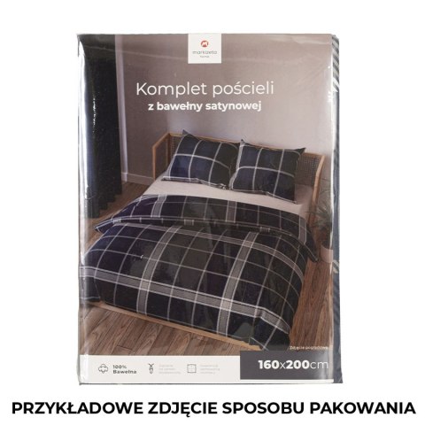 KADENA Komplet pościeli z bawełny satynowej 160x200cm 100097/SAT/000/160200/1