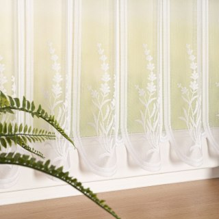 Zazdrostka żakardowa panelowa, wysokość 40cm, kolor 001 biały 023428/000/001/000040/1