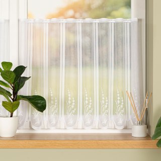 Zazdrostka żakardowa panelowa, wysokość 60cm, kolor 001 biały 023428/000/001/000060/1