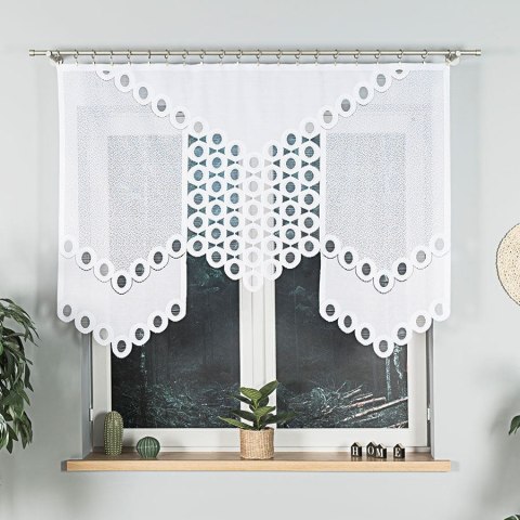 DIASKIA Panel żakardowy gotowy, szerokość 160 x wysokość 120cm, kolor 001 biały 019327/PBL/001/160120/1