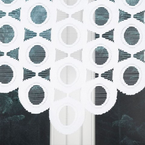 DIASKIA Panel żakardowy gotowy, szerokość 160 x wysokość 120cm, kolor 001 biały 019327/PBL/001/160120/1