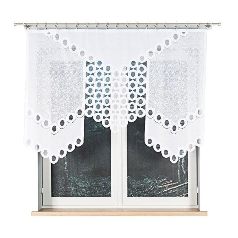 DIASKIA Panel żakardowy gotowy, szerokość 160 x wysokość 120cm, kolor 001 biały 019327/PBL/001/160120/1