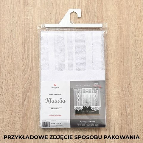 DIASKIA Panel żakardowy gotowy, szerokość 160 x wysokość 120cm, kolor 001 biały 019327/PBL/001/160120/1