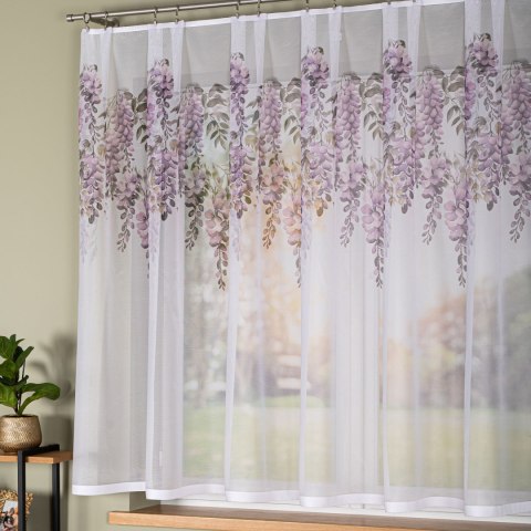 WISTERIA Firanka żakardowa 023426, wysokość 150cm, kolor 001 biały D00309/000/001/000150/1 WISTERIA Firanka żakardowa 023426, wysokość 150cm, kolor 001 biały D00309/000/001/000150/1