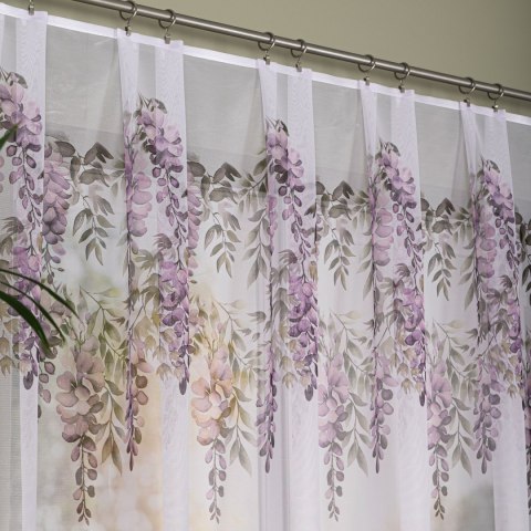 WISTERIA Firanka żakardowa 023426, wysokość 150cm, kolor 001 biały D00309/000/001/000150/1 WISTERIA Firanka żakardowa 023426, wysokość 150cm, kolor 001 biały D00309/000/001/000150/1