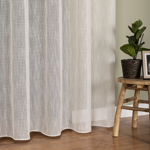 Firanka fantazyjna z ołowianką, wysokość 320cm, kolor 006 kremowy 318891/OLO/006/000320/1