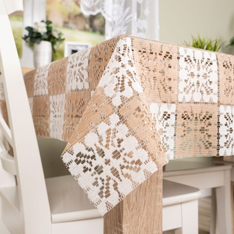 Firanka żakardowa, kolor biały, wysokość 605098/000/301/000060/1