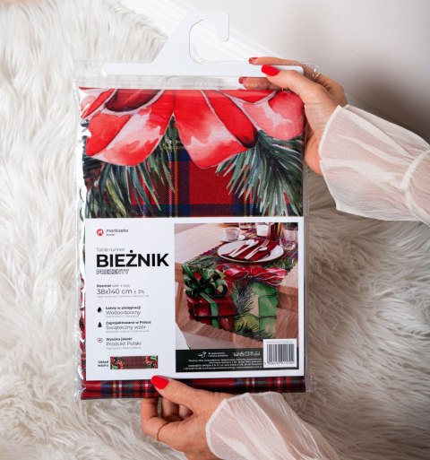 ŚWIĄTECZNY MIX Obrus NINA WODOODPORNA, 140x220cm, kolor 009 wielokolorowy PBN277/KSP/C09/140220/1