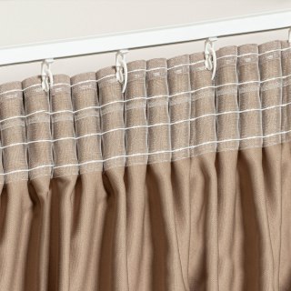 Taśma ołówek 10cm, marszczenie 1:2, transparentna z białym sznurkiem, FM100-21-1C3 TASMAA/Z28/200/010000/1