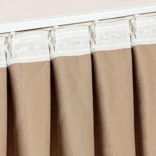 Taśma podwójna zakładka 5cm, marszczenie 1:2, biała, FP050-22-3C3 TASMAA/U2K/200/005000/1