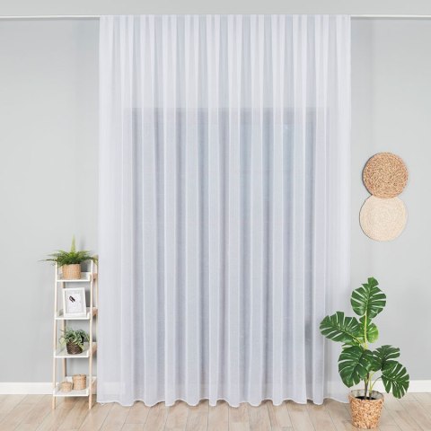 Woal kreszowany z ołowianką, wysokość 280cm, kolor 001 biały 002301/OLO/001/000280/1