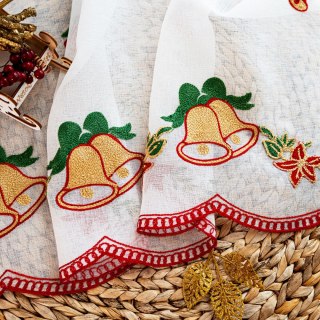 Zazdrostka haftowana, wysokość 70cm, kolor 001 biały 626619/000/001/000070/1