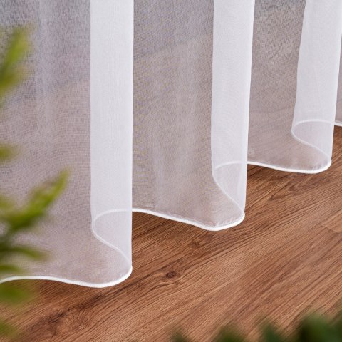 Firanka fantazyjna z ołowianką, wysokość 300cm, kolor 001 biały 423084/OLO/001/000300/1