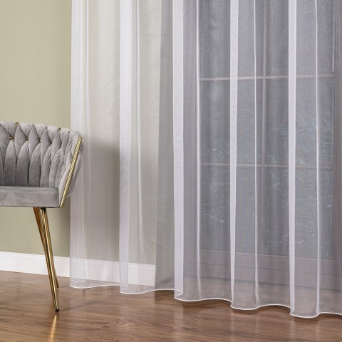 Firanka fantazyjna z ołowianką, wysokość 300cm, kolor 001 biały 423085/OLO/001/000300/1