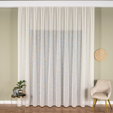 Firanka fantazyjna z ołowianką, wysokość 300cm, kolor 002 kremowy 001832/OLO/002/000300/1