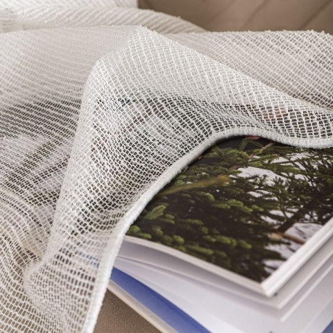 Firanka fantazyjna z ołowianką, wysokość 300cm, kolor 012 kremowy 002040/OLO/012/000300/1