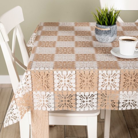 Firanka żakardowa, kolor biały, wysokość 605098/000/301/000080/1