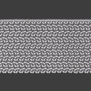 Koronka gipiurowa, wysokość 29cm, kolor 002 offwhite 4G3235/447/002/000029/1