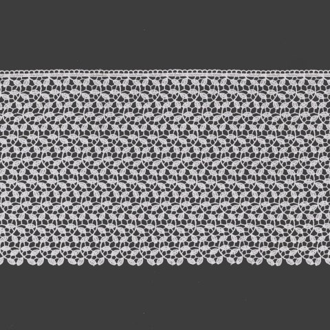 Koronka gipiurowa, wysokość 29cm, kolor 002 offwhite 4G3235/447/002/000029/1