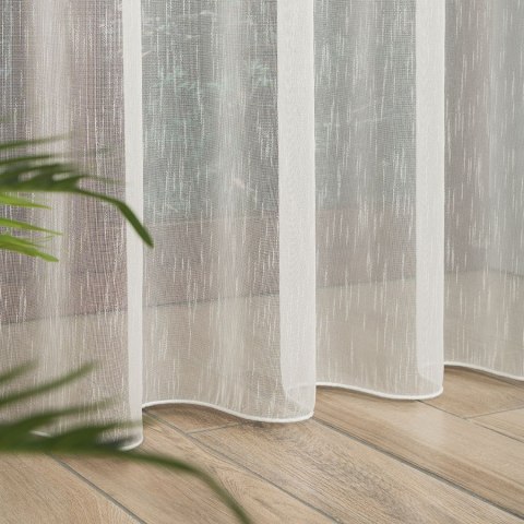 Firanka fantazyjna z ołowianką, wysokość 300cm, kolor 012 kremowy 003579/OLO/012/000300/1