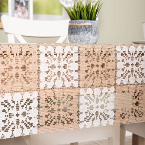 Firanka żakardowa, kolor biały, wysokość 605098/000/301/000120/1