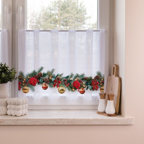 GIRLANDA Z GWIAZDĄ BETLEJEMSKĄ Zazdrostka żakardowa 361910, wysokość 70cm, kolor 001 DBN342/ZAZ/001/000070/1