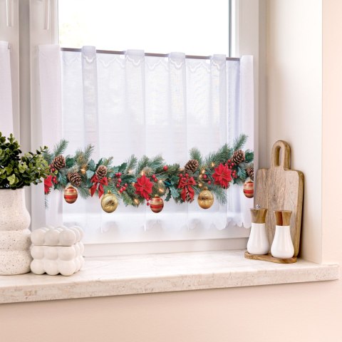 GIRLANDA Z GWIAZDĄ BETLEJEMSKĄ Zazdrostka żakardowa 361910, wysokość 70cm, kolor 001 DBN342/ZAZ/001/000070/1