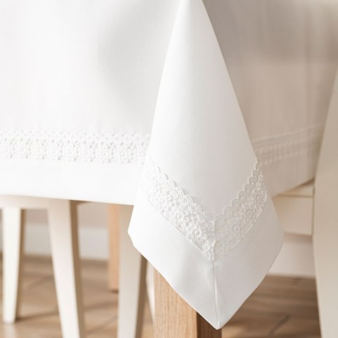 MODENA Obrus z gipiurą, szerokość 140cm x wysokość 220cm, kolor 001 biały 202725/KSP/L01/140220/1