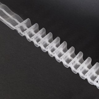 PREMIUM Taśma ołówek 5cm, marszczenie 1:2,5 transparentna 17.50.250.3 TASMAP/Z5Z/250/005000/1