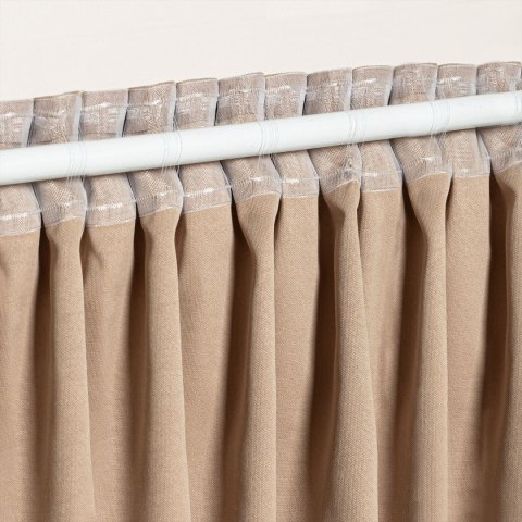 Taśma ołówek na karnisz 7,5cm, marszczenie 1:2, transparentna TASMA0/T22/P20/007500/1