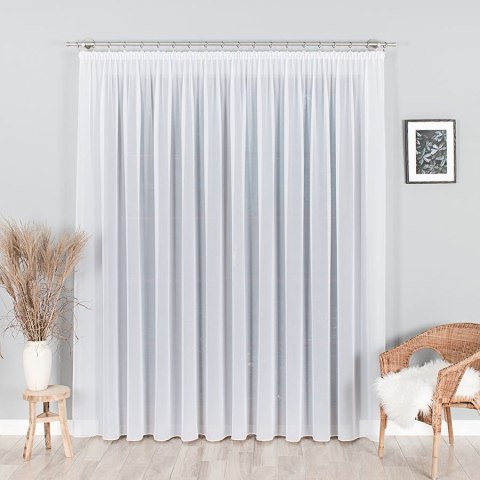 Firanka fantazyjna, wysokość 300cm, kolor 010 biały 031671/000/010/000300/1