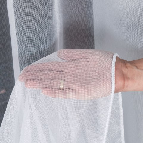 Firanka fantazyjna na markizecie z ołowianką, wysokość 330cm, kolor 025 000433/OLO/025/000330/1