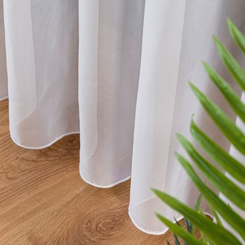 Firanka fantazyjna z ołowianką, wysokość 300cm, kolor 001 biały 131671/OLO/001/000300/1