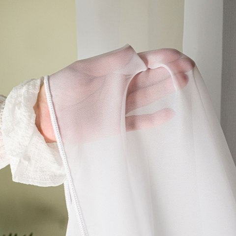 Firanka fantazyjna z ołowianką, wysokość 300cm, kolor 001 biały 131671/OLO/001/000300/1