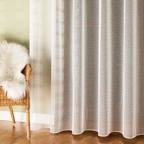 Firanka fantazyjna z ołowianką, wysokość 300cm, kolor 010 naturalny 001789/OLO/010/000300/1