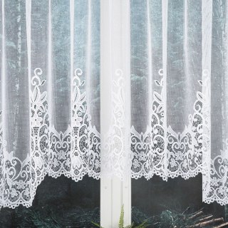 Firanka gotowa żakardowa BERENIKA 160x430 cm kolor biały