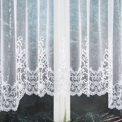 Firanka gotowa żakardowa BERENIKA 160x430 cm kolor biały