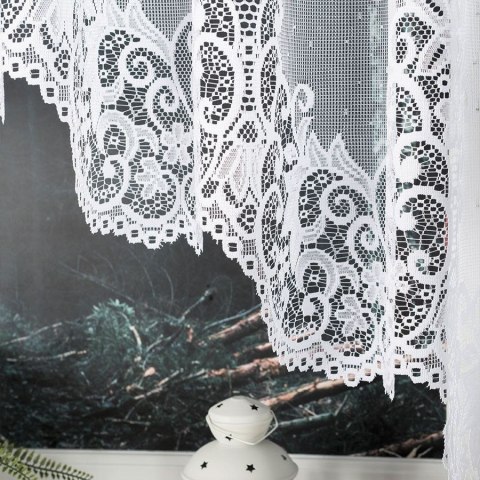 Firanka gotowa żakardowa BERENIKA 160x430 cm kolor biały