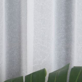 Woal kreszowany z ołowianką, wysokość 270cm, kolor 001 biały 002301/OLO/001/000270/1